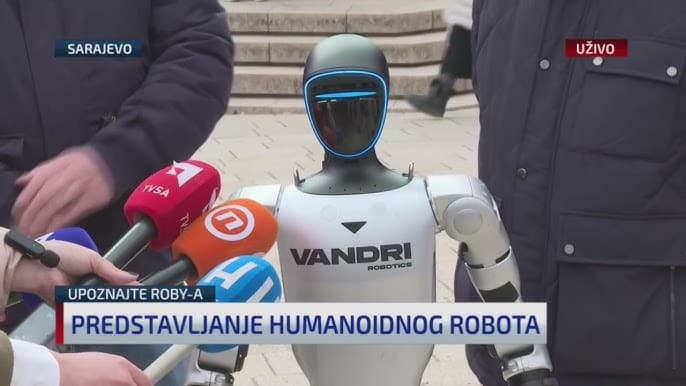 Roby - humanoid robot by Vandri Robotics in Bosnia and Herzegovina